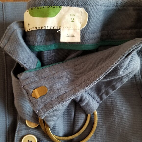 Anthropologie NWT Cassidy Belted Wide Leg Pant Size 2 - Picture 6 of 6